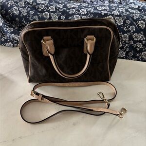 Michael Kors Brown and Tan Women's Bag